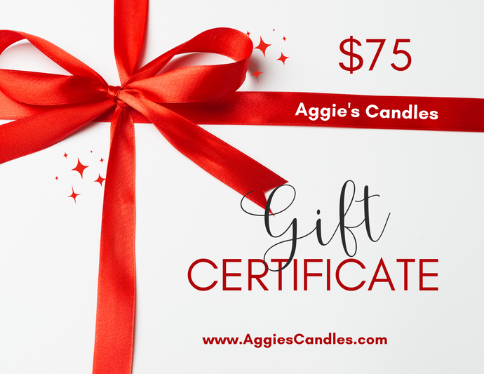 Aggie's E-Gift Certificate $75